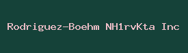Rodriguez-Boehm NH1rvKta Inc Logo