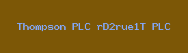 Thompson PLC rD2rue1T PLC Logo