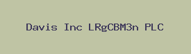 Davis Inc LRgCBM3n PLC Logo